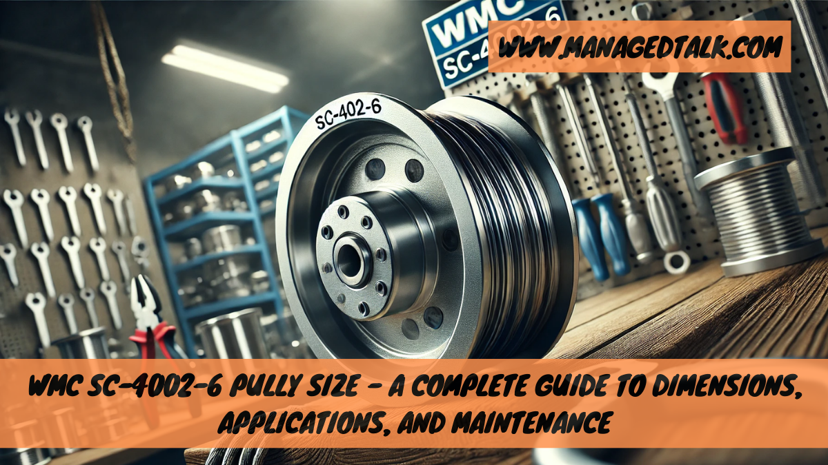 WMC SC-4002-6 Pully Size – A Complete Guide to Dimensions, Applications, and Maintenance