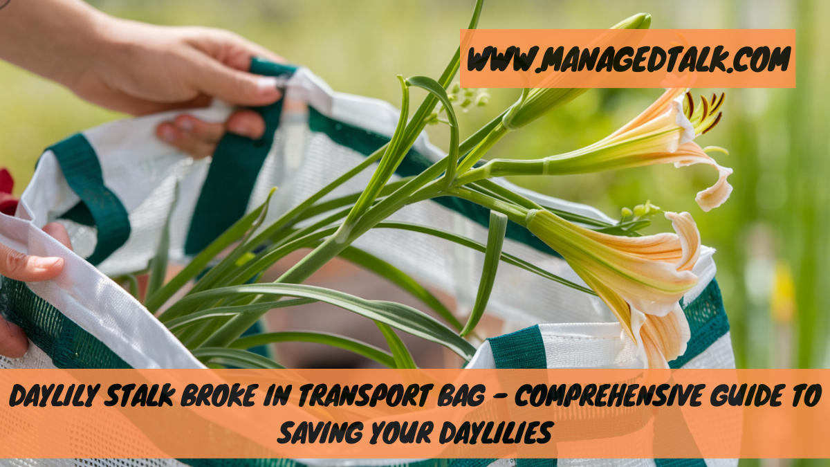 Daylily Stalk Broke in Transport Bag – Comprehensive Guide to Saving Your Daylilies